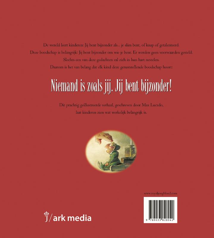 Achterkant van Niemand is zoals jij