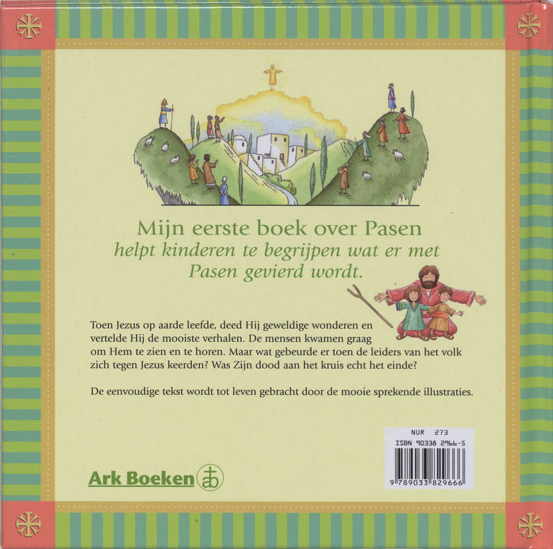 Achterkant van Mijn eerste boek over Pasen