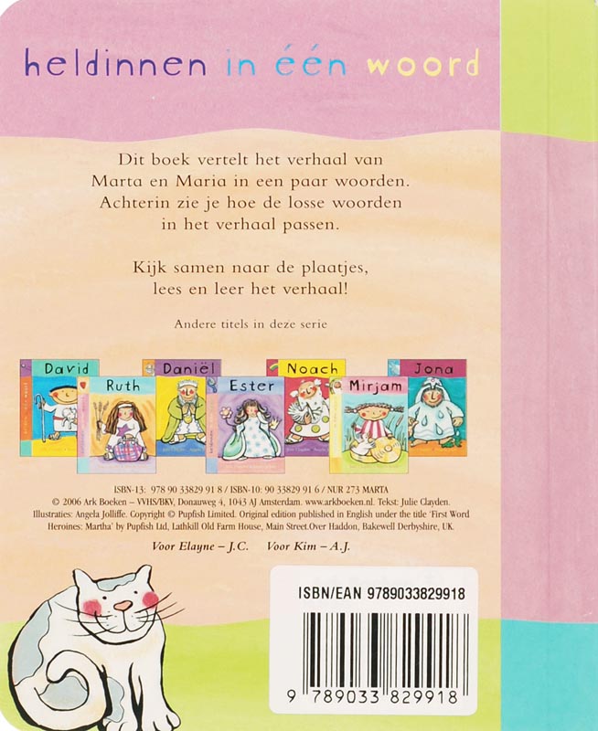 Achterkant van Mirjam