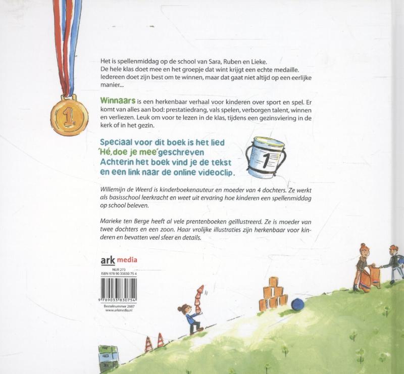 Achterkant van Winnaars