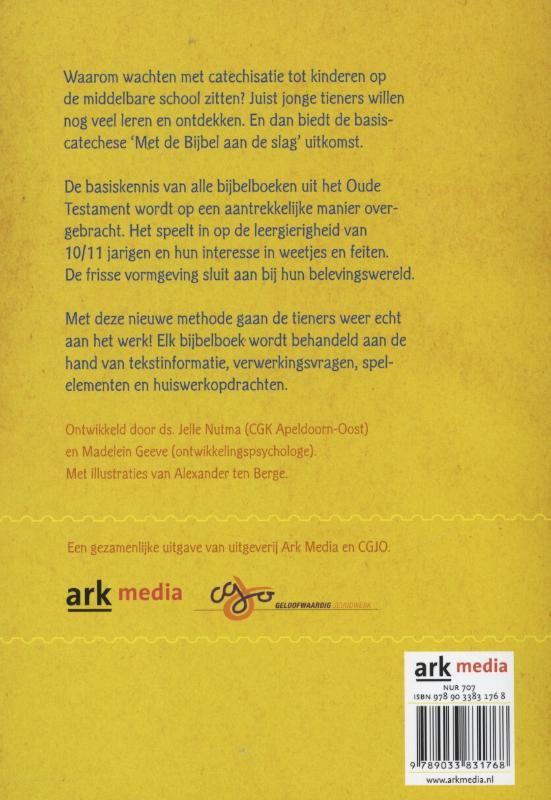 Achterkant van Met de Bijbel aan de slag