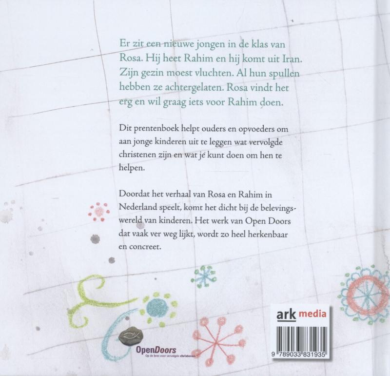 Achterkant van Rosa en Rahim