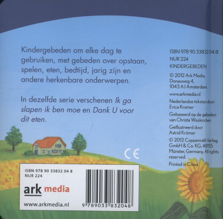 Achterkant van Kindergebeden voor elke dag