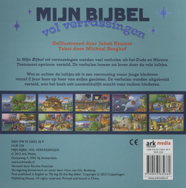 Achterkant van Mijn Bijbel vol verrassingen