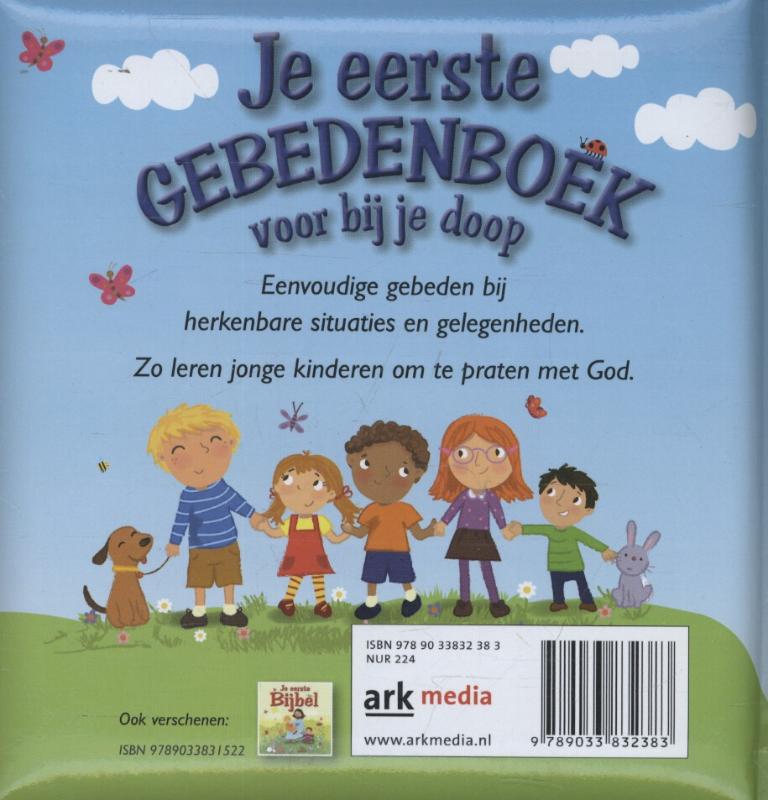 Achterkant van Je eerste gebedenboek