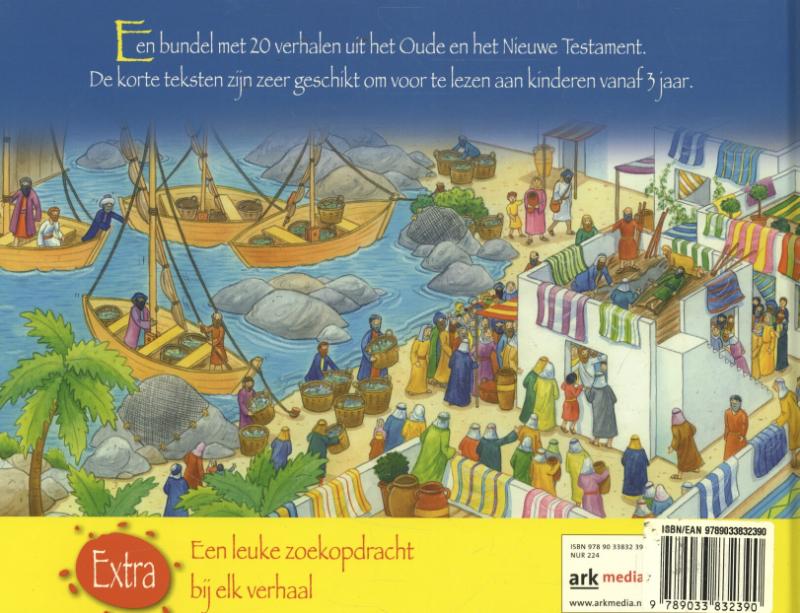 Achterkant van De beste verhalen uit de Bijbel