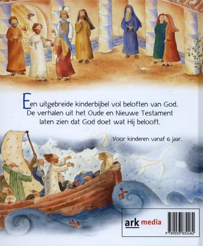 Achterkant van Regenboogbijbel