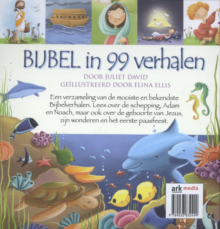 Achterkant van Bijbel in 99 verhalen
