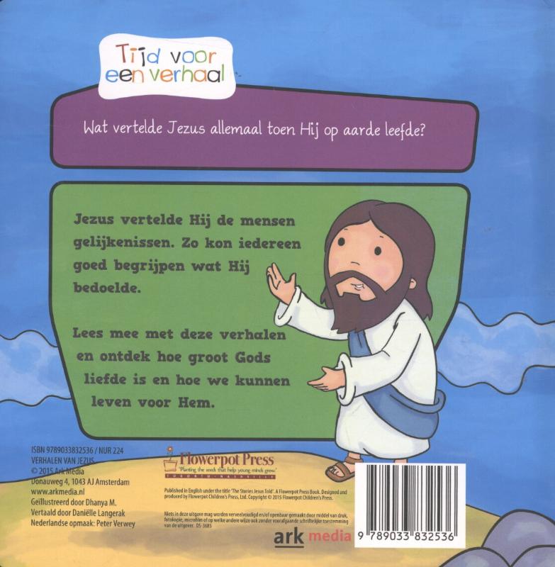 Achterkant van Verhalen van Jezus