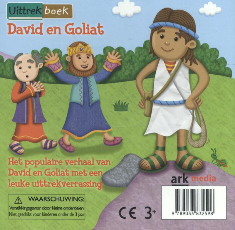 Achterkant van David en Goliat