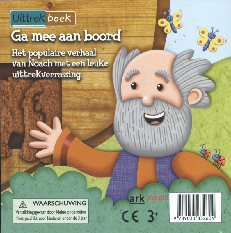 Achterkant van Ga mee aan boord