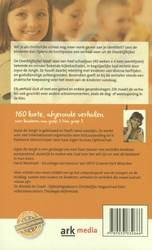 Achterkant van Overblijfbijbel