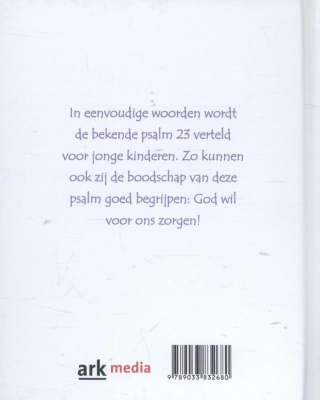 Achterkant van Heer U bent mijn herder