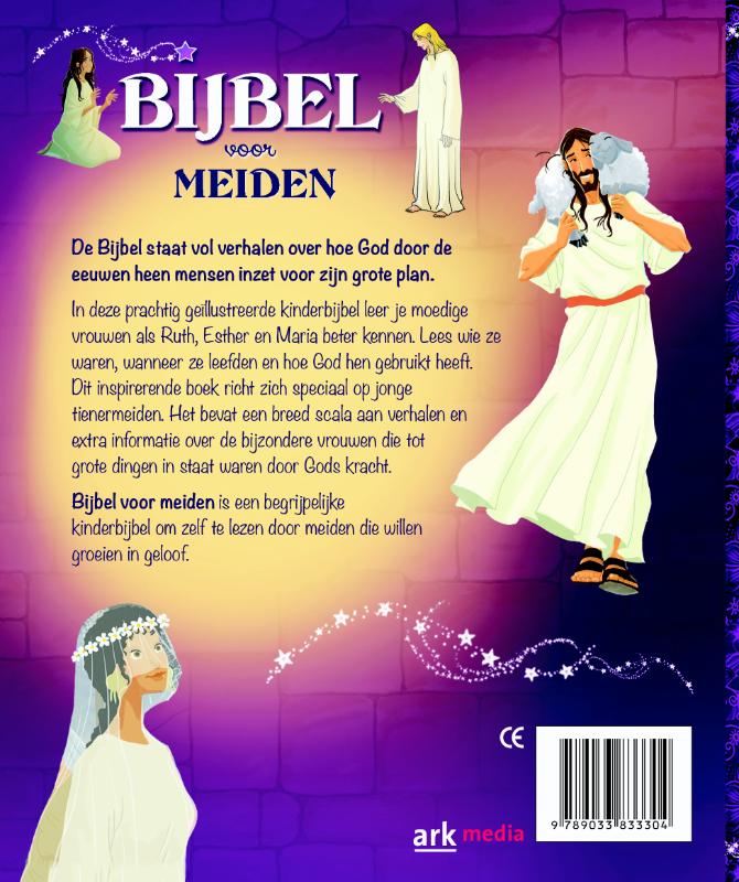 Achterkant van Bijbel voor meiden