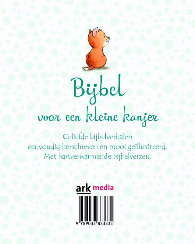 Achterkant van Bijbel voor een kleine kanjer