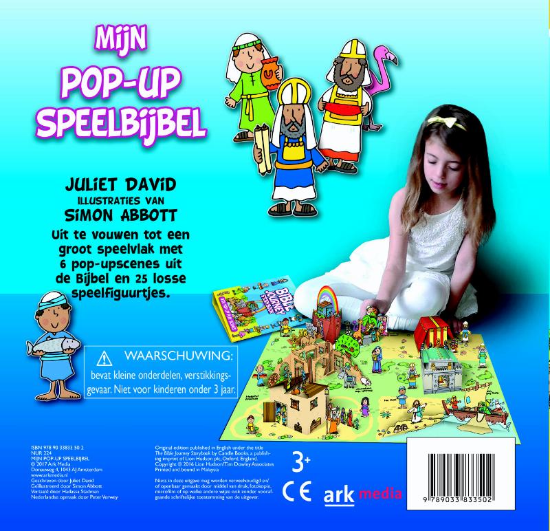 Achterkant van Mijn pop-up speelbijbel