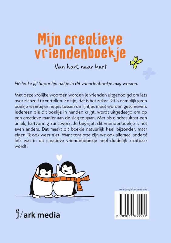 Achterkant van Mijn creatieve vriendenboekje