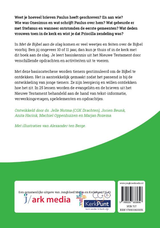 Achterkant van Met de Bijbel aan de slag - Nieuwe Testament