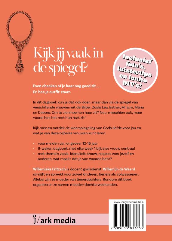 Achterkant van In de spiegel