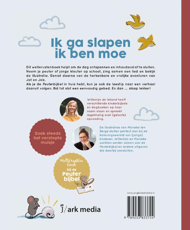 Achterkant van Ik ga slapen ik ben moe