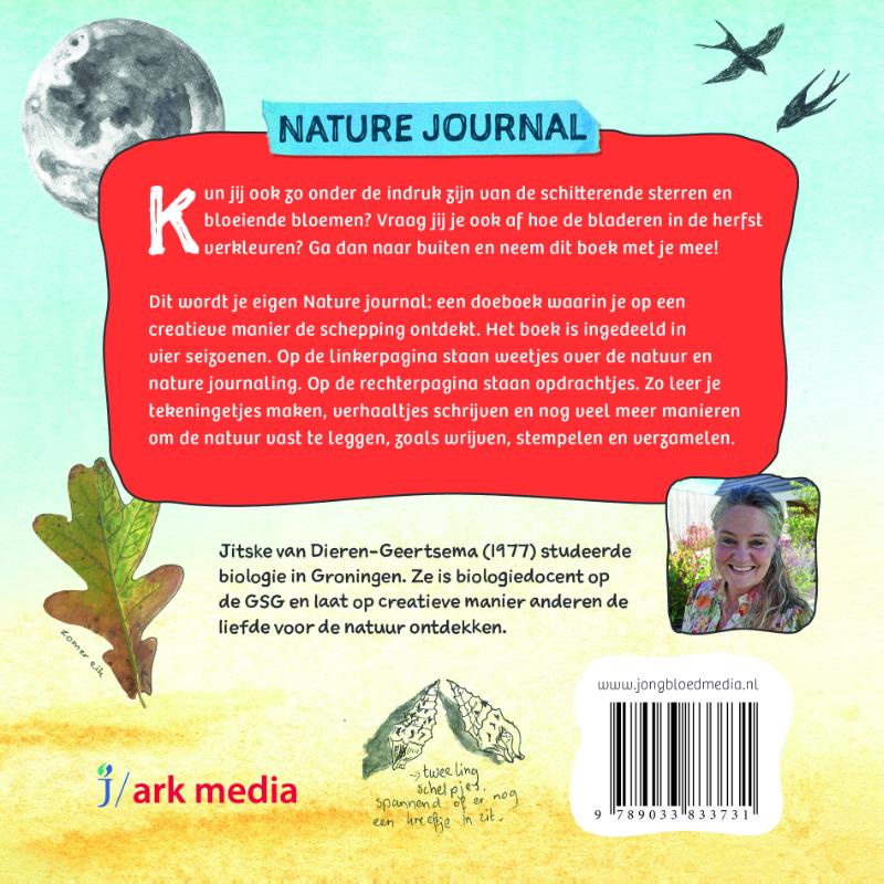 Achterkant van Nature Journal