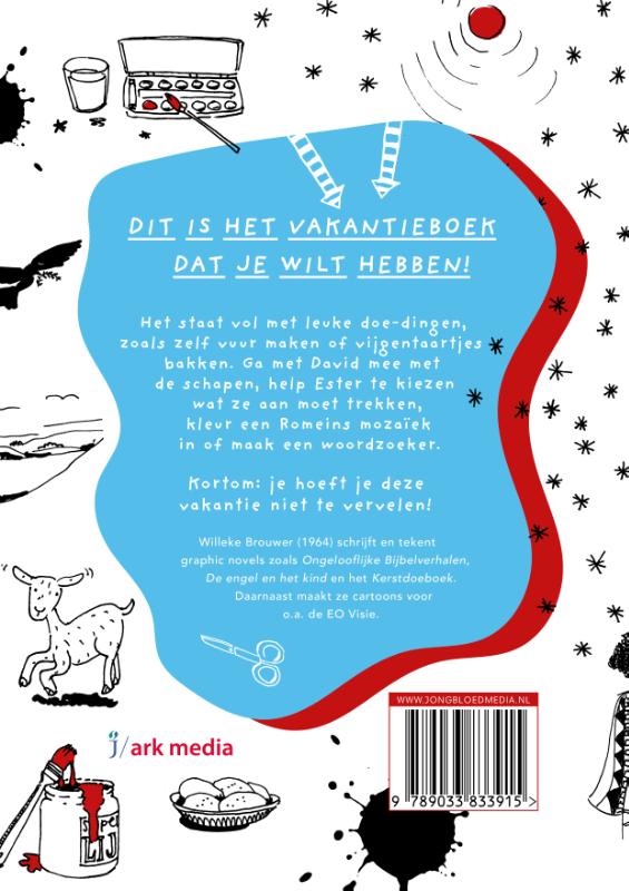 Achterkant van Vakantiedoeboek - Ongelooflijke bijbelverhalen