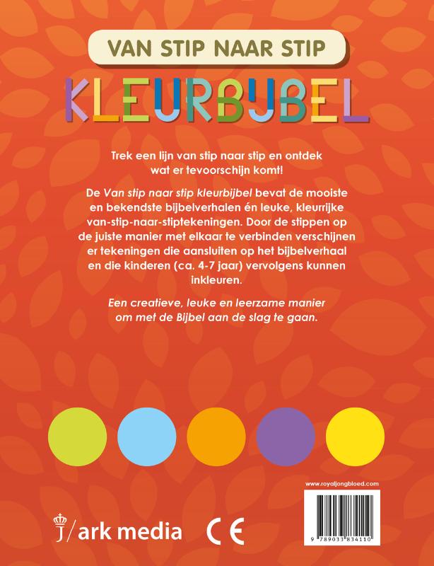 Achterkant van Kleurbijbel