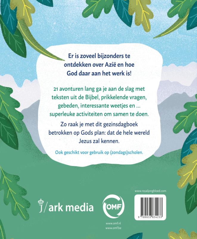 Achterkant van Expeditie Azië