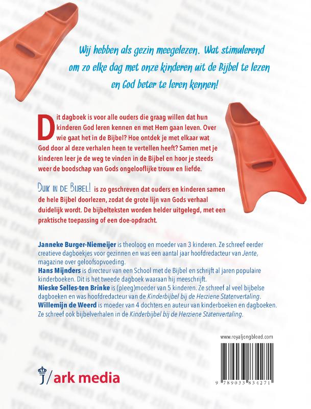 Achterkant van Duik in de Bijbel!