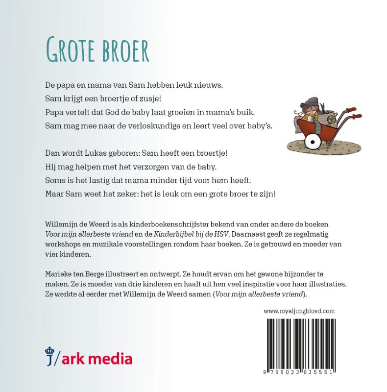 Achterkant van Grote broer