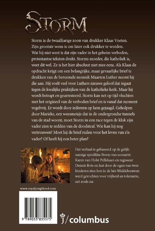 Achterkant van Storm