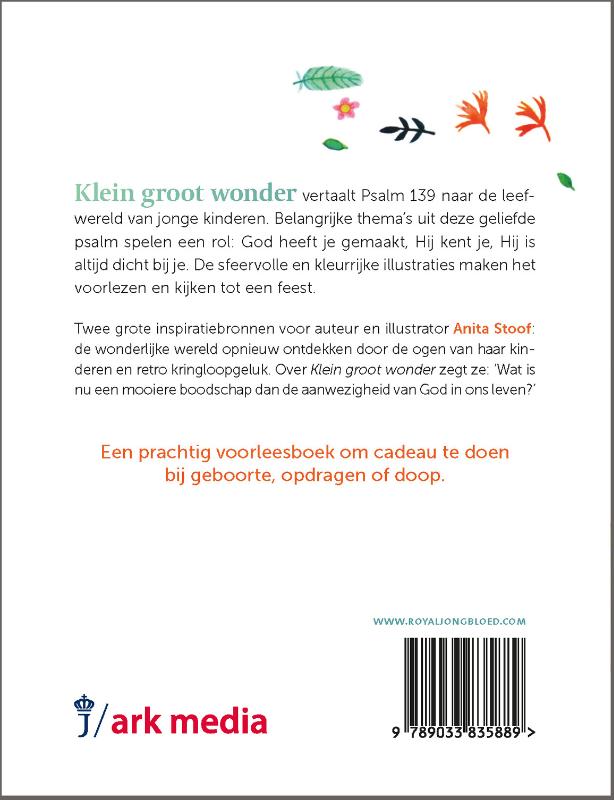 Achterkant van Klein groot wonder