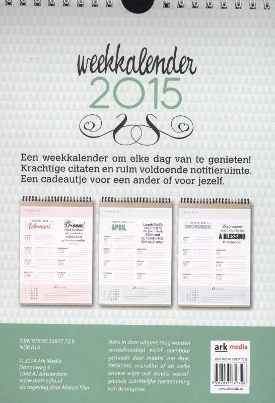 Achterkant van 2015