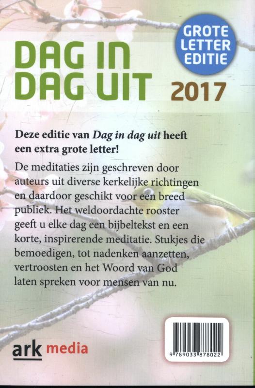 Achterkant van 2017