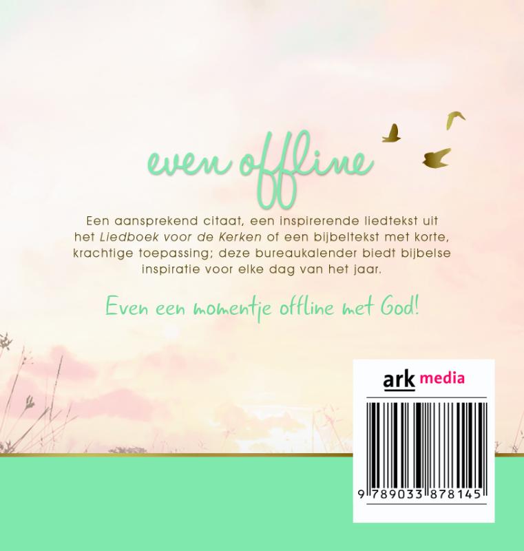 Achterkant van Even offline