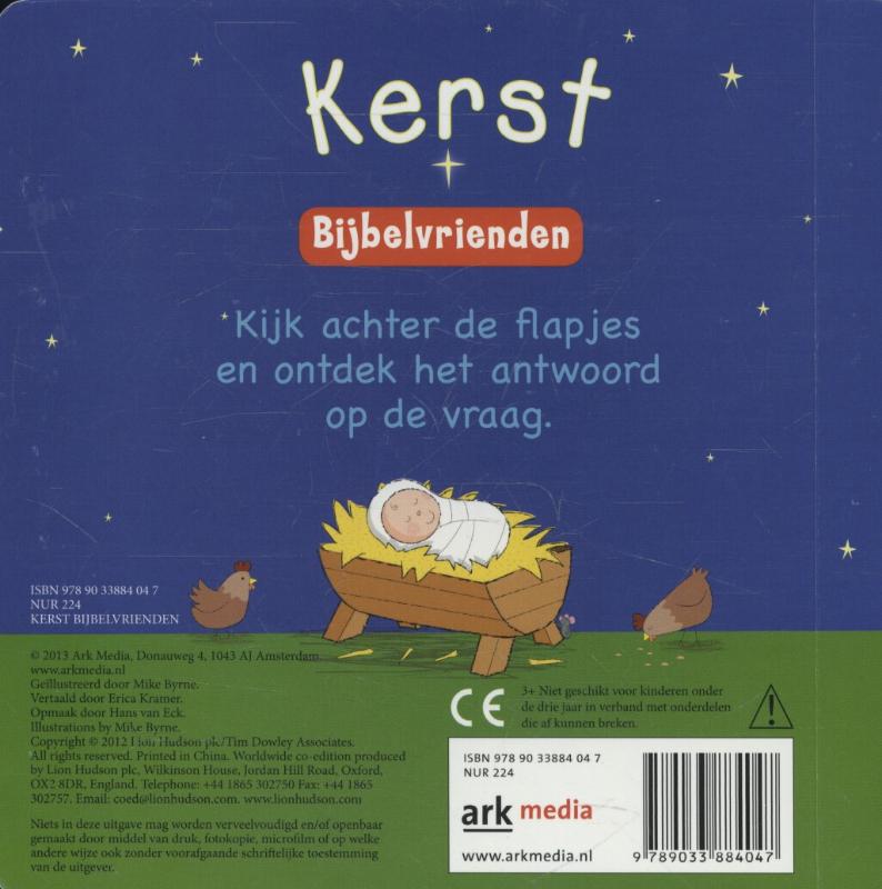 Achterkant van Kerst - Bijbelvrienden