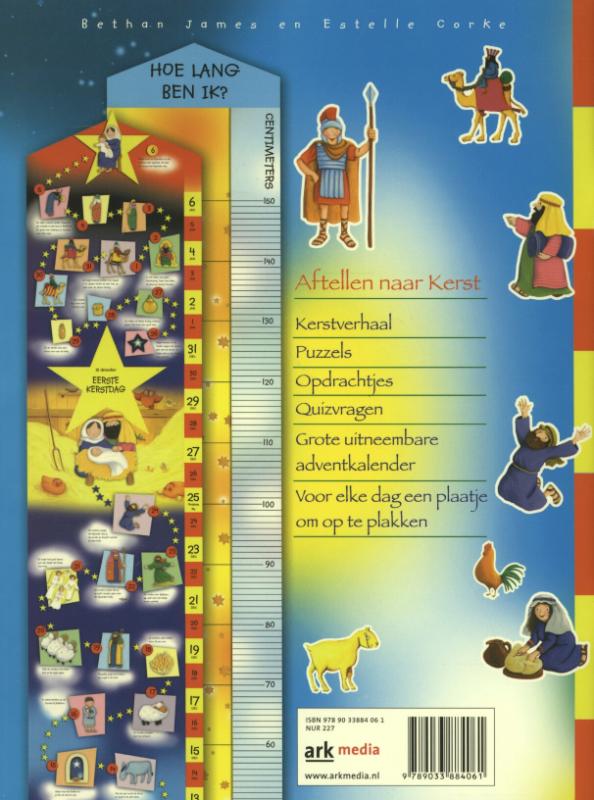 Achterkant van Aftellen naar kerst