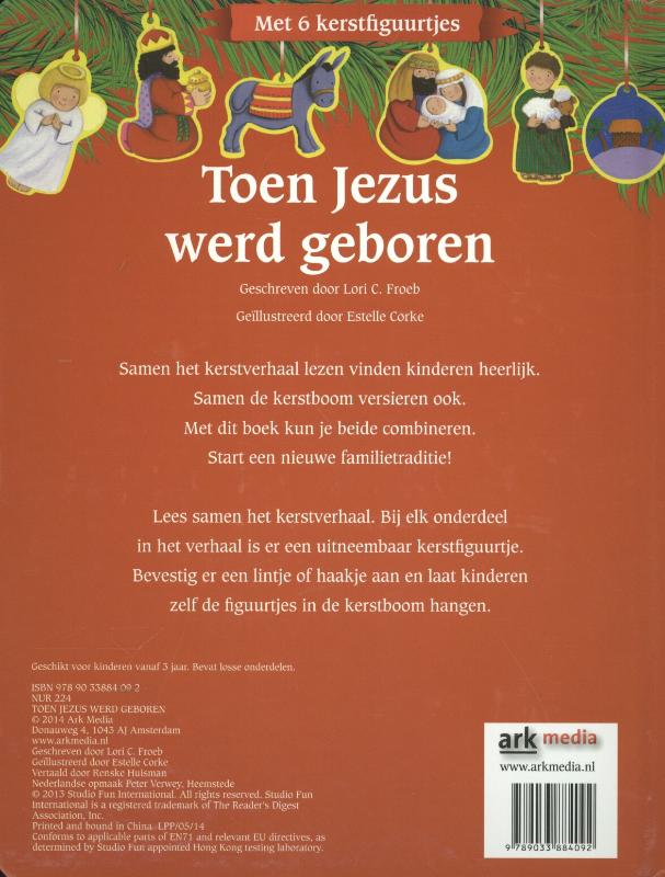 Achterkant van Toen Jezus werd geboren