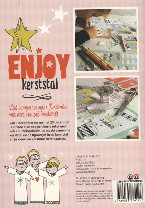 Achterkant van Enjoy kerststal