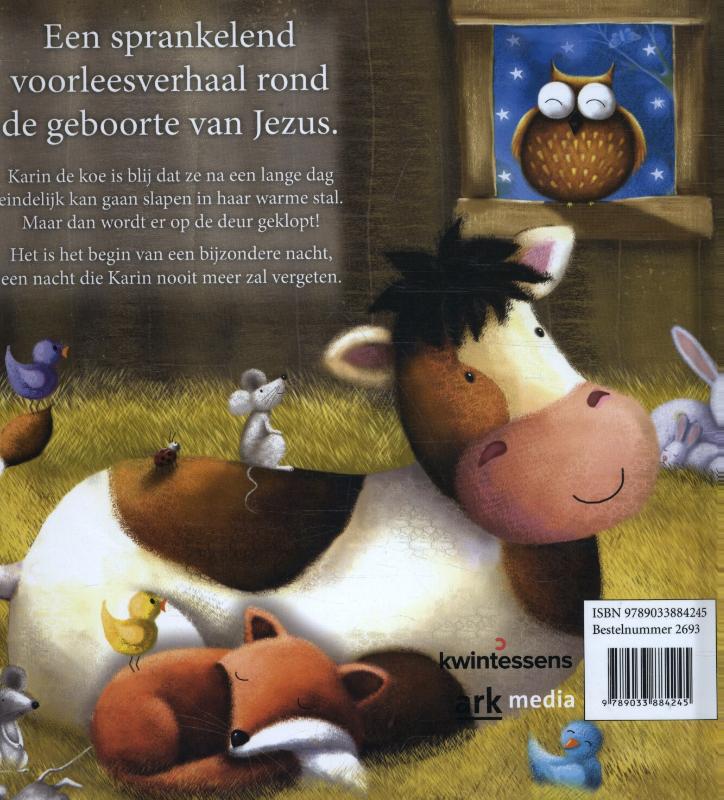 Achterkant van Bijzonder bezoek in de stal