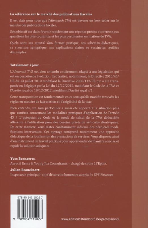 Achterkant van TVA 2013
