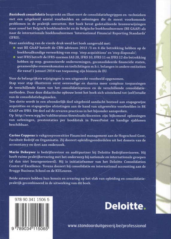 Achterkant van Basisboek consolidatie
