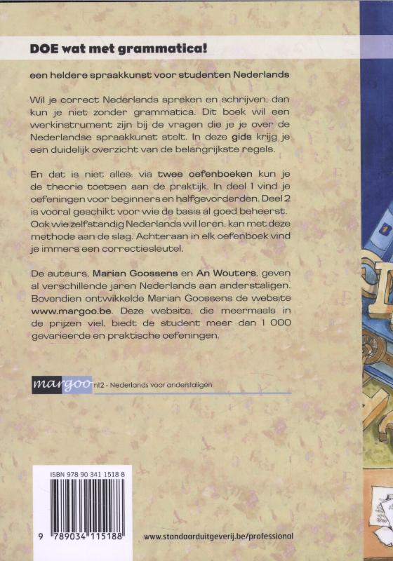 Achterkant van Doe wat met grammatica!
