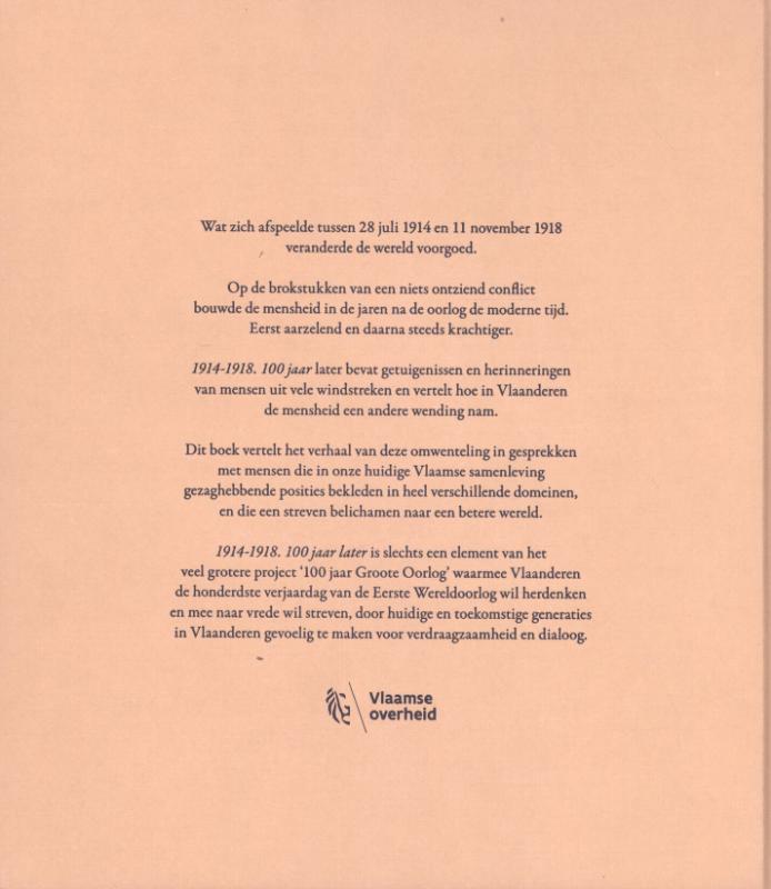 Achterkant van 1914-1918