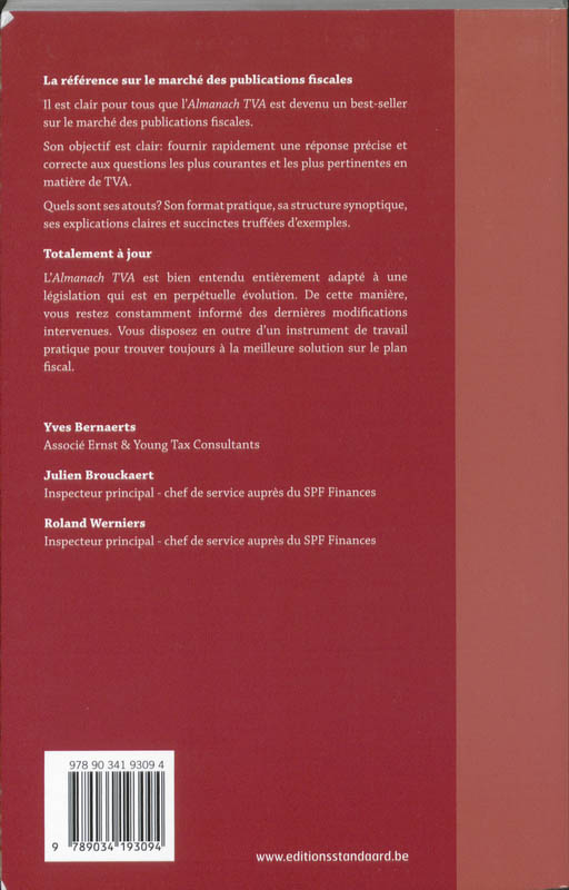 Achterkant van 2009
