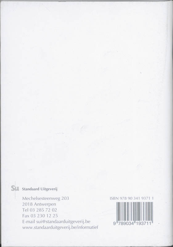 Achterkant van Cijfers en tarieven 2010