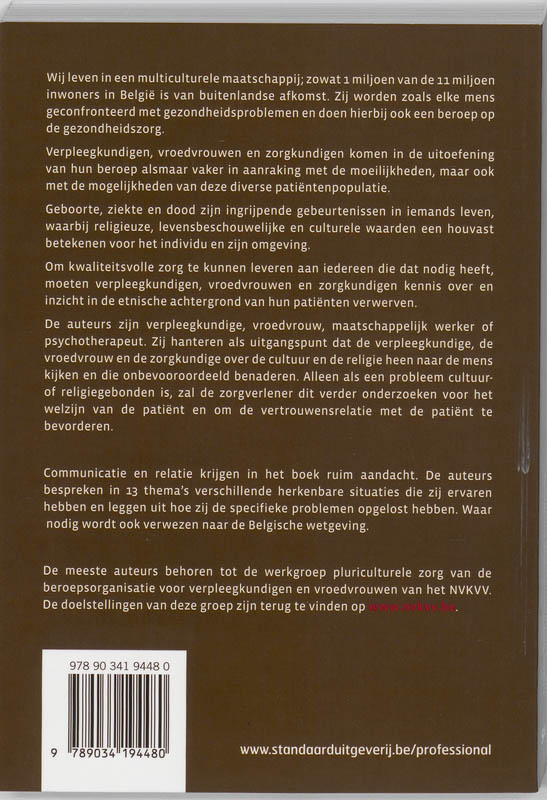 Achterkant van Pluriculturele zorg