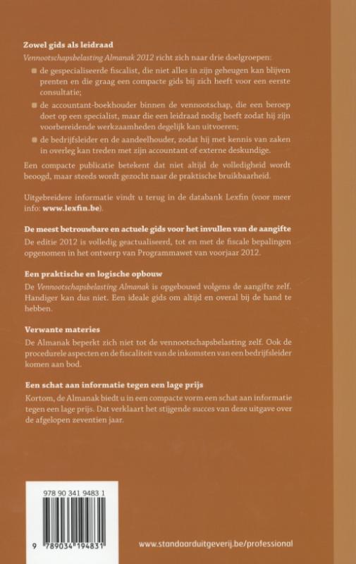 Achterkant van 2012