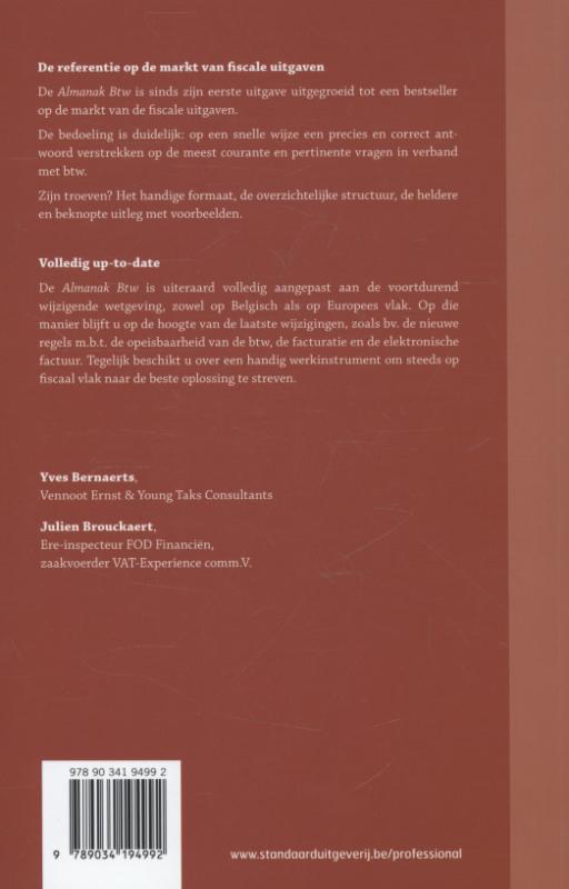 Achterkant van Btw 2013