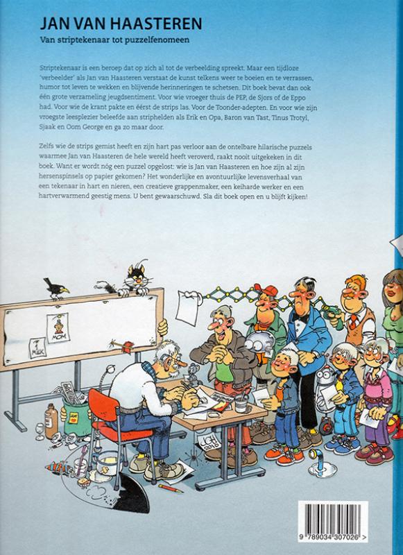 Achterkant van Jan van Haasteren